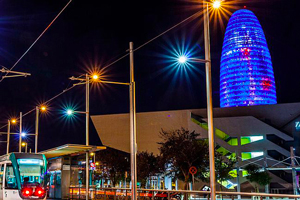 The Torre Agbar in Barcelona